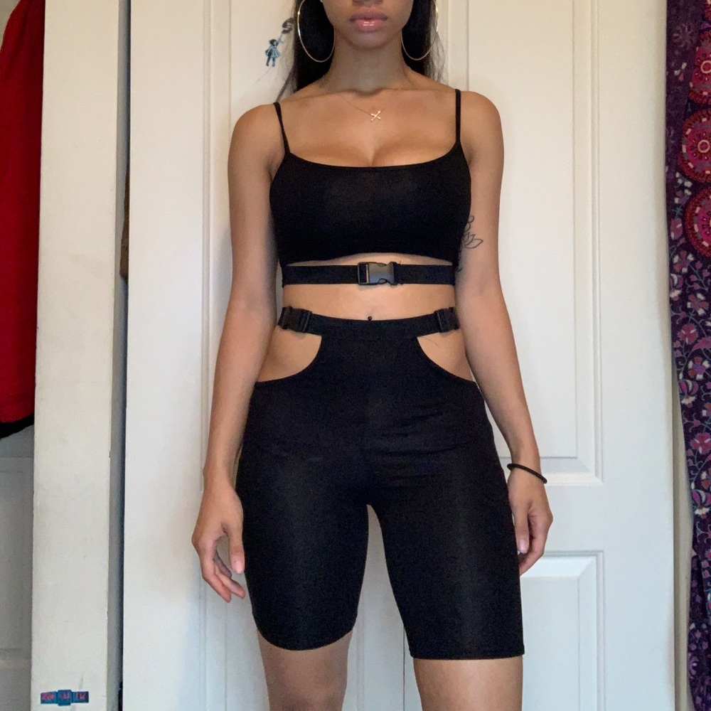 Biker short set